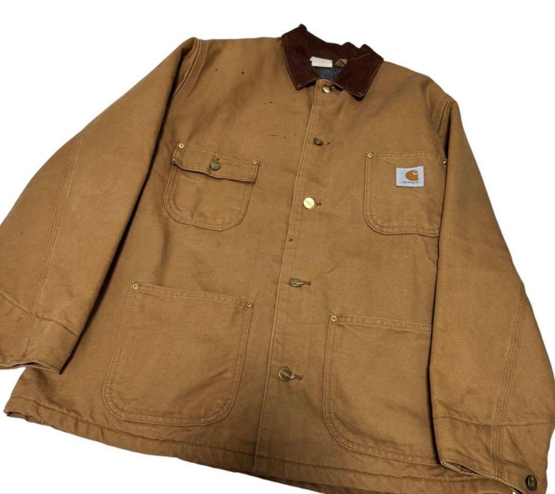 Carhartt カーハート　ダックチョアコート　カバーオール　ウール金ボタン