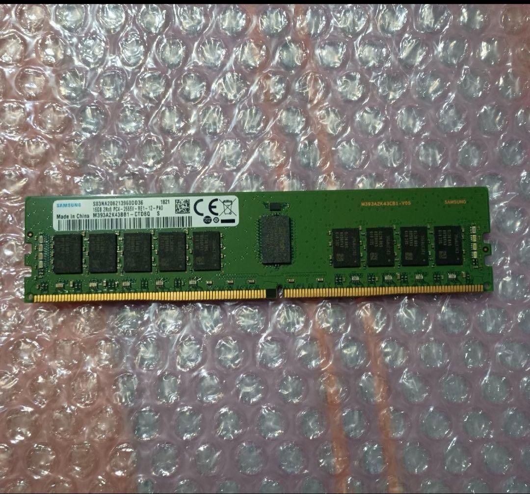 サーバー用　SAMSUNG メモリー 16GB 2Rx8 PC4- 2666V