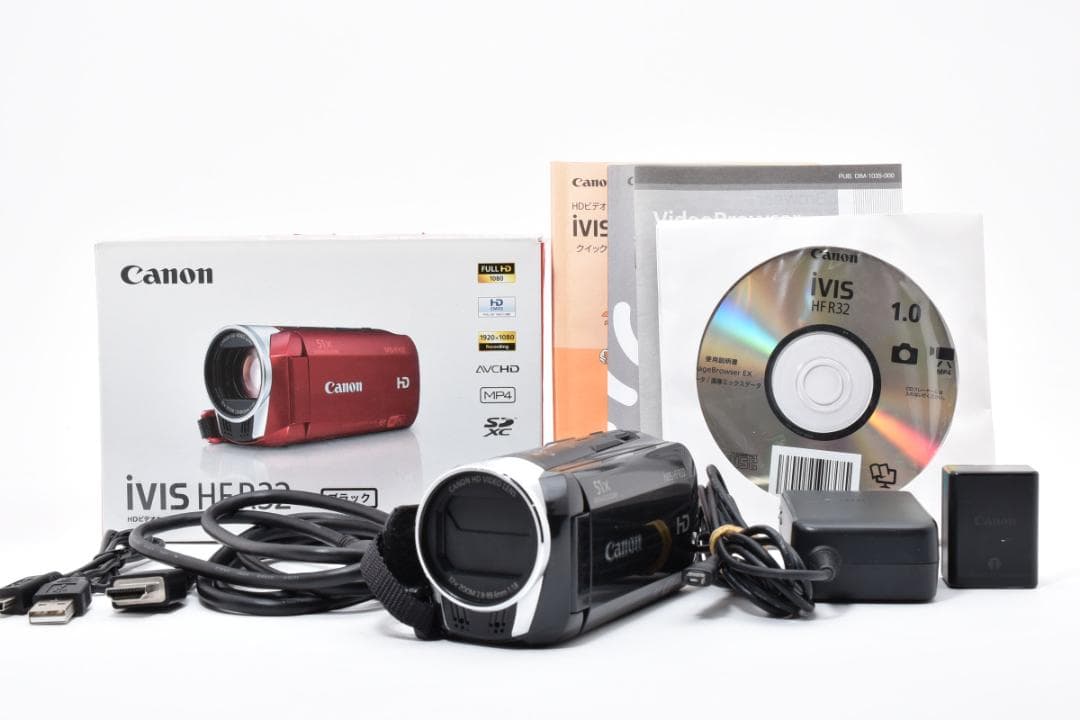 【美品】Canon iVIS HF R32　ビデオカメラ　動作確認済