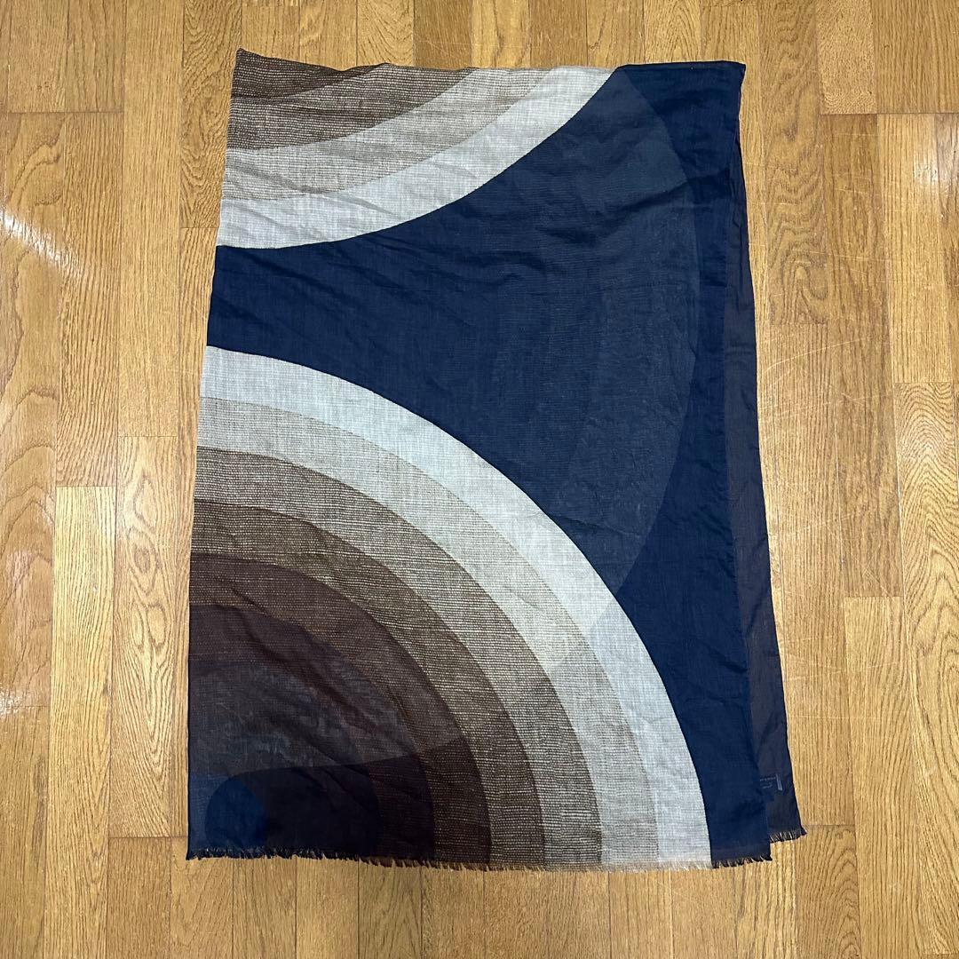 【ドリスヴァンノッテン × Verner Panton】ウールスカーフ ネイビー