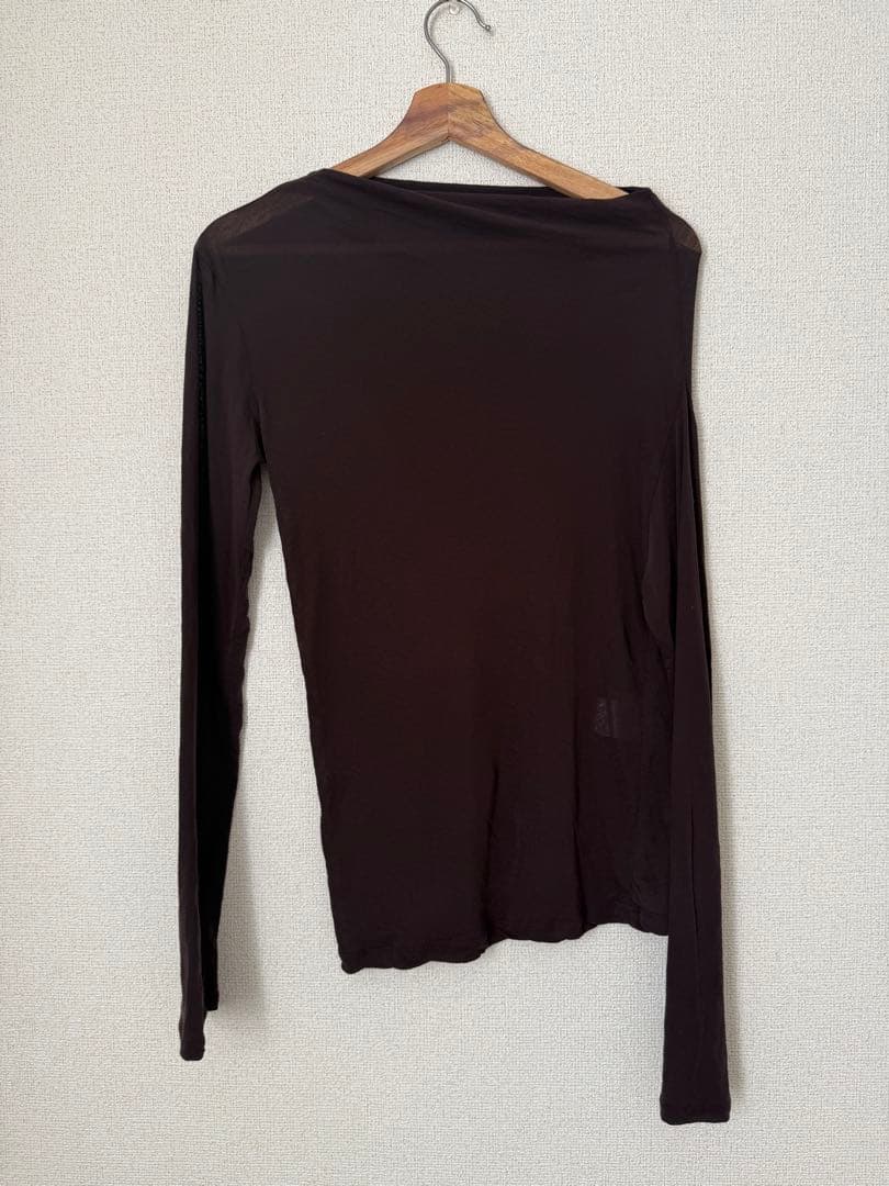 トップス IIROT Sheer asymmetry Tops