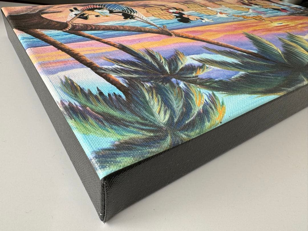 ディズニー絵画 ミッキーマウス/ビーチでの美しい一日【限定1500部】