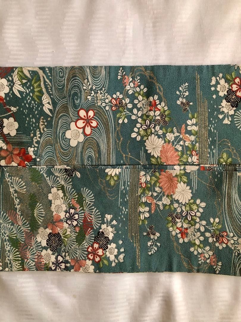 御所解　名古屋帯&利休バッグセット