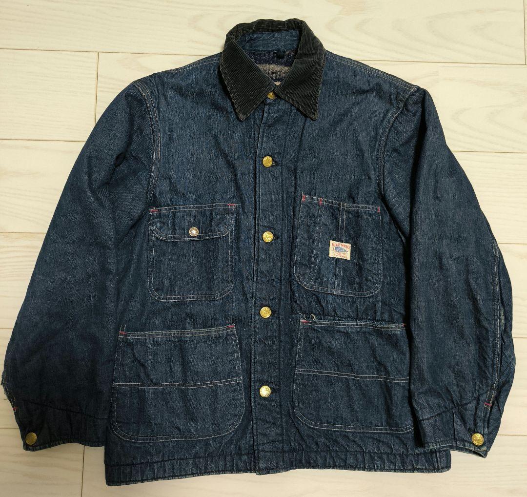 【ヴィンテージ】BLUE WING デニムカバーオール ブランケット付