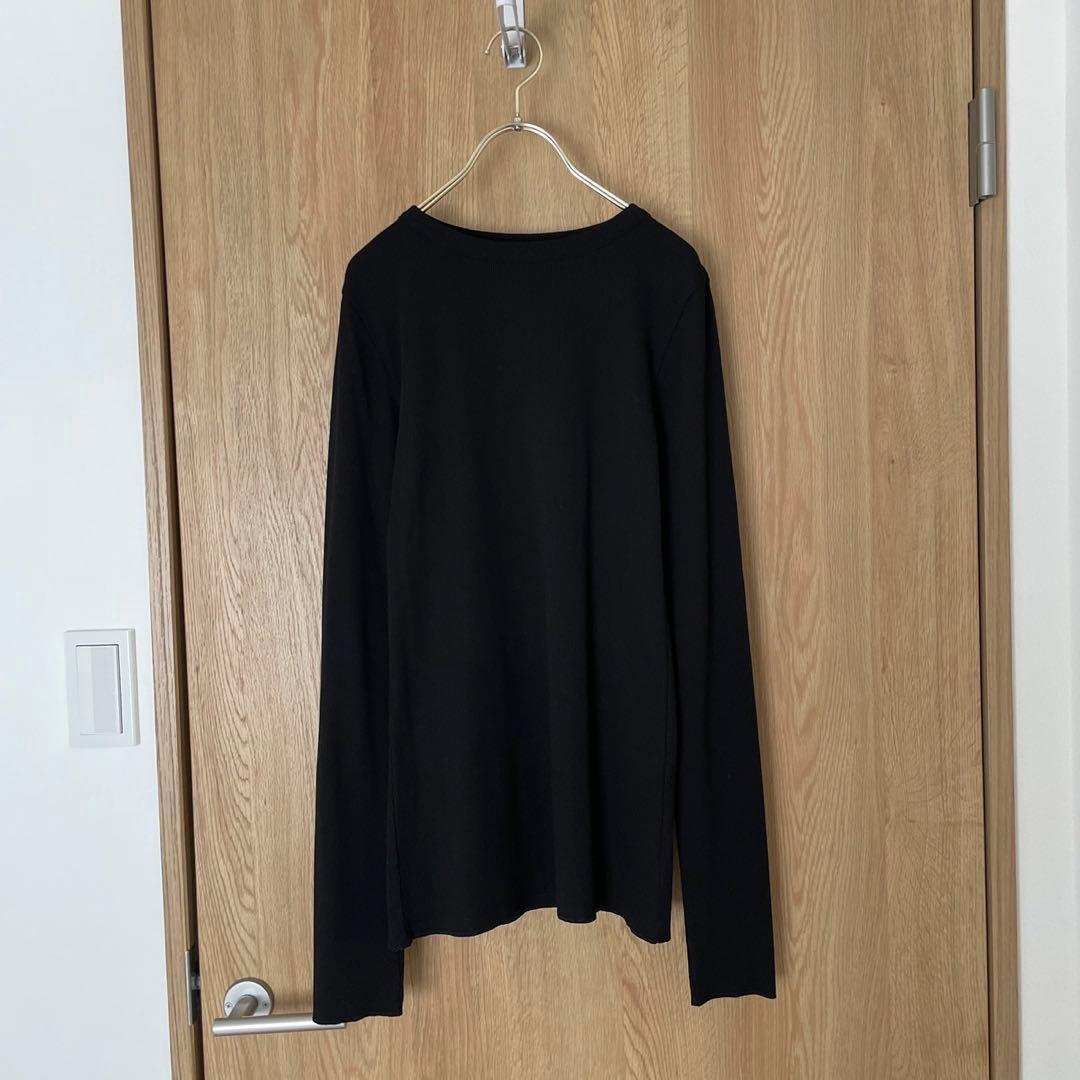 2025未使用近　ウィムガゼット　コットンテレコクルーネックプルオーバー