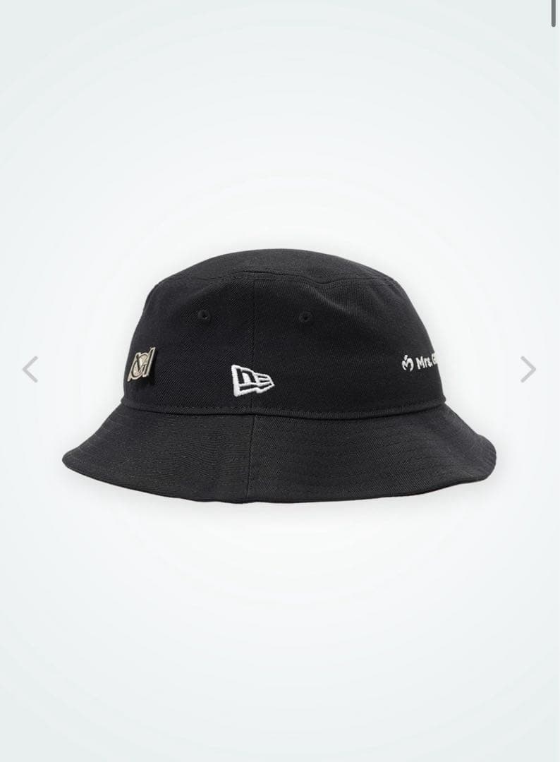 ミセスx NEW ERA BUCKET01 MGA LOGO HAT NAVY