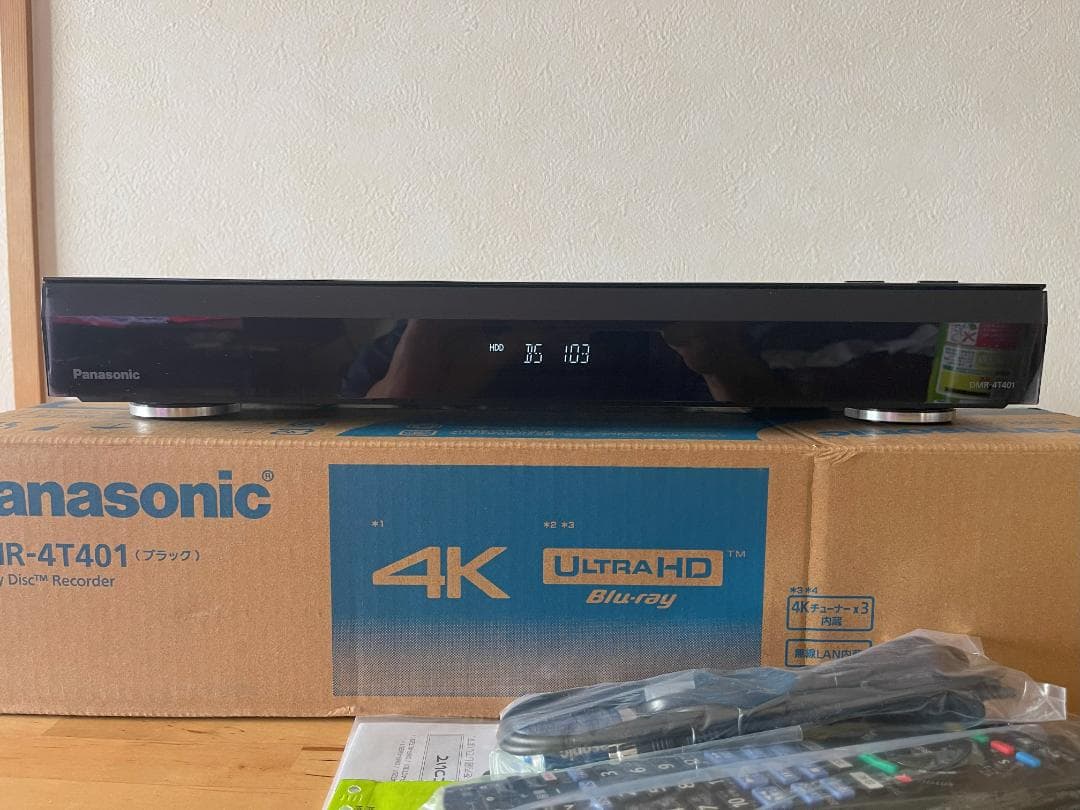 4K DIGA ディーガ ブルーレイディスクレコーダー DMR-4T401