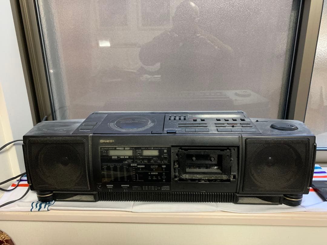 CDラジカセ ブラック