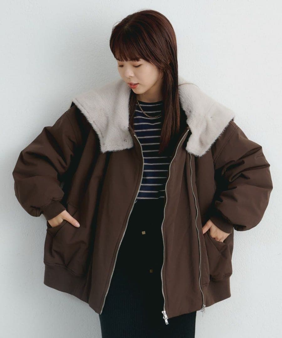 CIAOPANICTYPY KAIRI企画 撥水2WAYジップ中綿ブルゾン