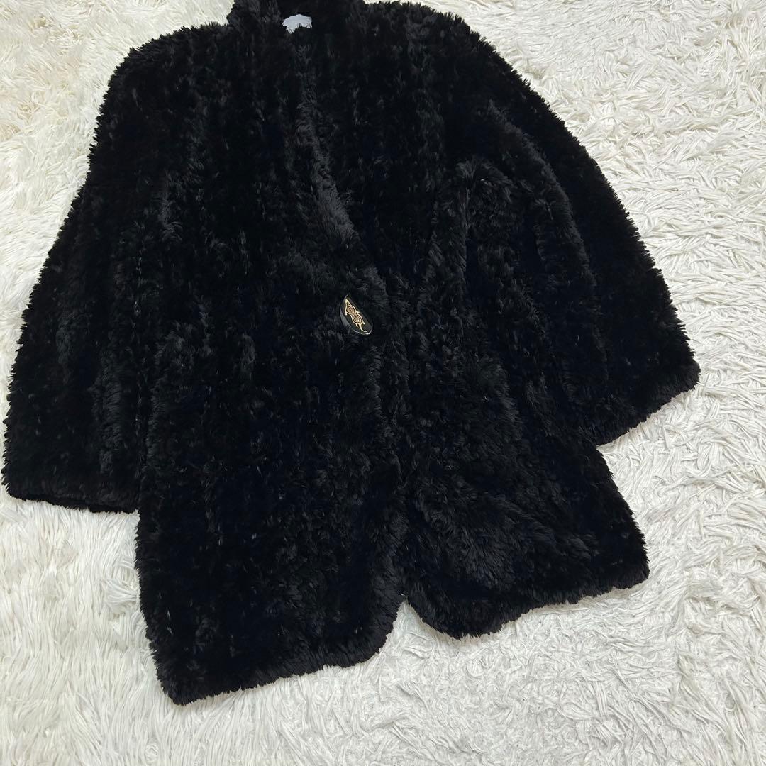 ✴︎ paula lishman ポーラリシュマン　毛皮コート　カナダ製　黒
