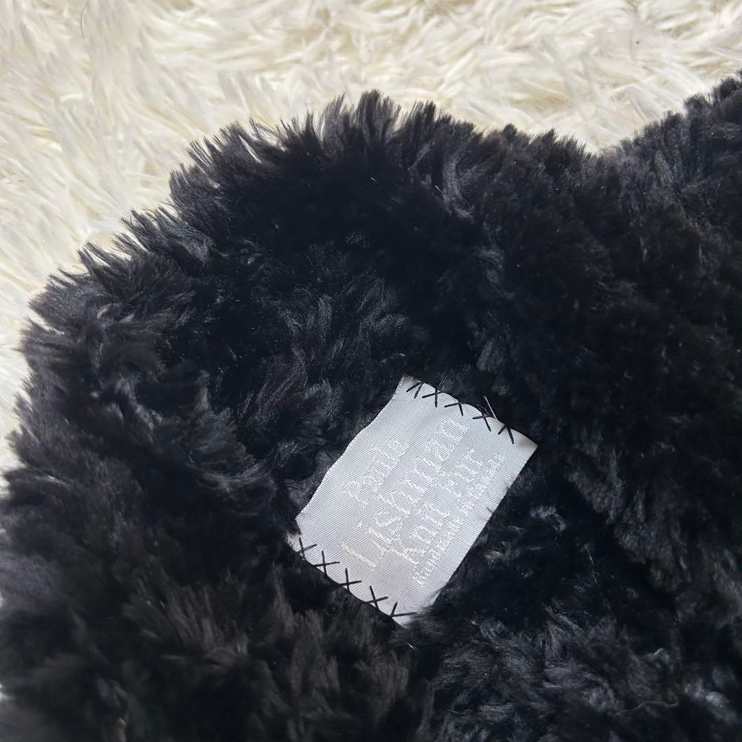 ✴︎ paula lishman ポーラリシュマン　毛皮コート　カナダ製　黒