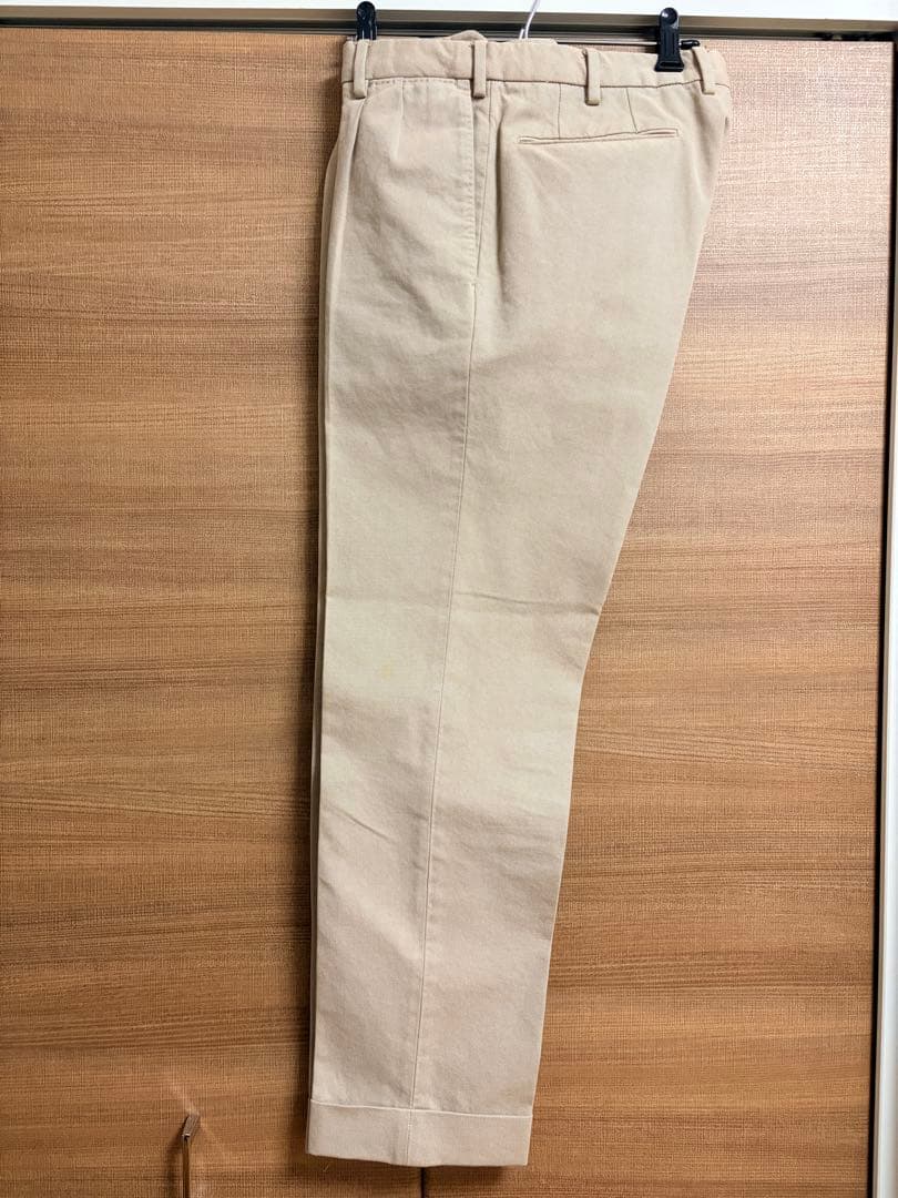 INCOTEX インコテックス　ツータック　インコチノ　コットンスラックス48