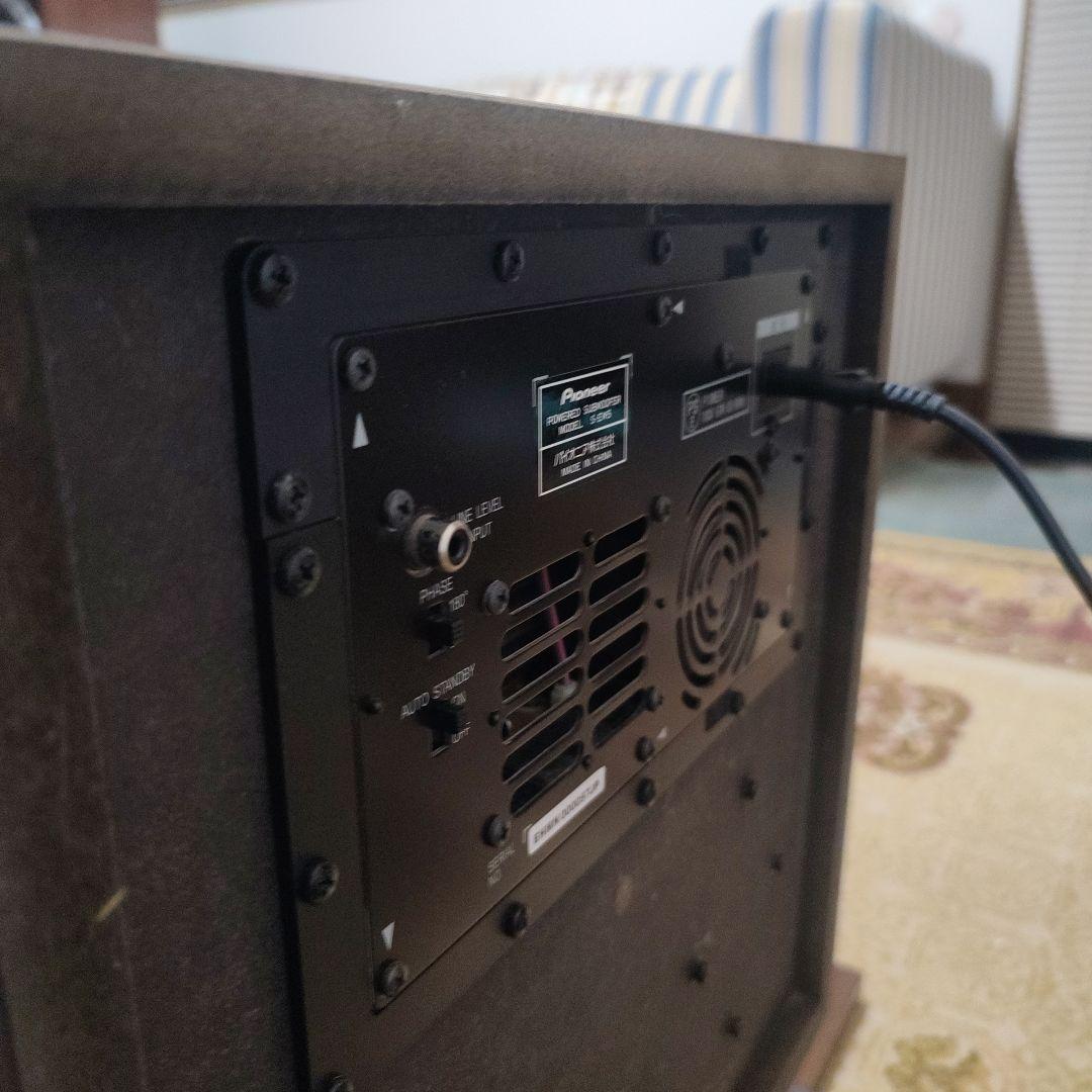 Pioneer S-EW5　サブウーファー ブラック　動作品