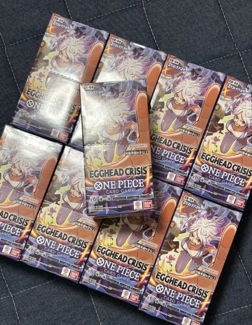 新品未開封ONE PIECE エッグヘッドクライシス 10BOX テープ付き