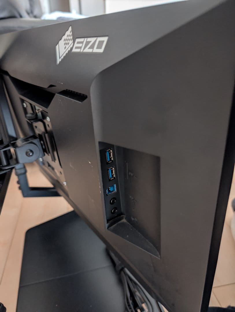 EIZO EV2451 24インチ＆Fydeamer製デュアルモニタースタンド