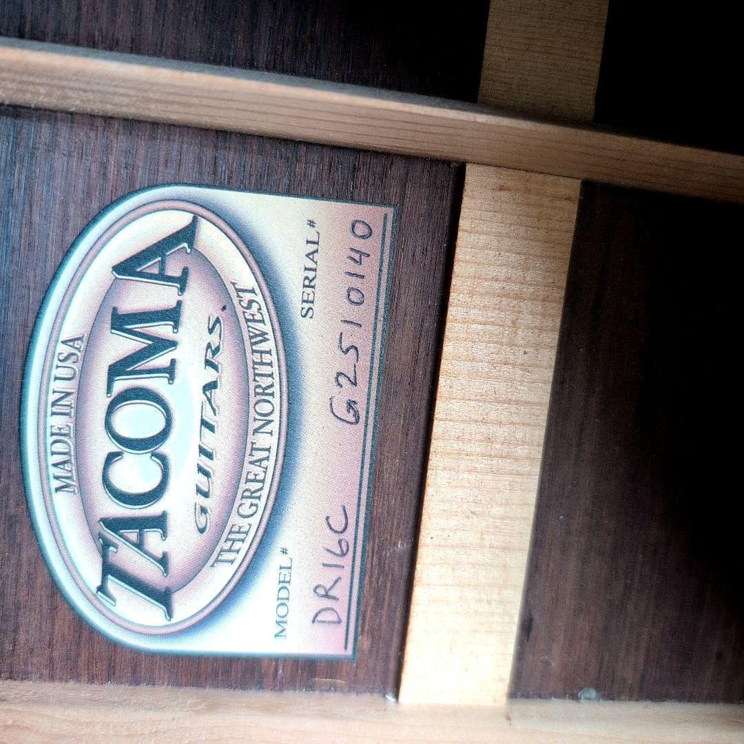 TACOMA 全単板 USA製 DR16C ナチュラル 塗装に難有り！