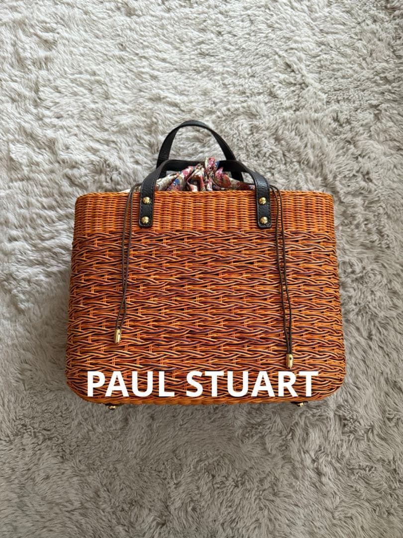 PAUL STUART ポールスチュアート　カゴバッグ