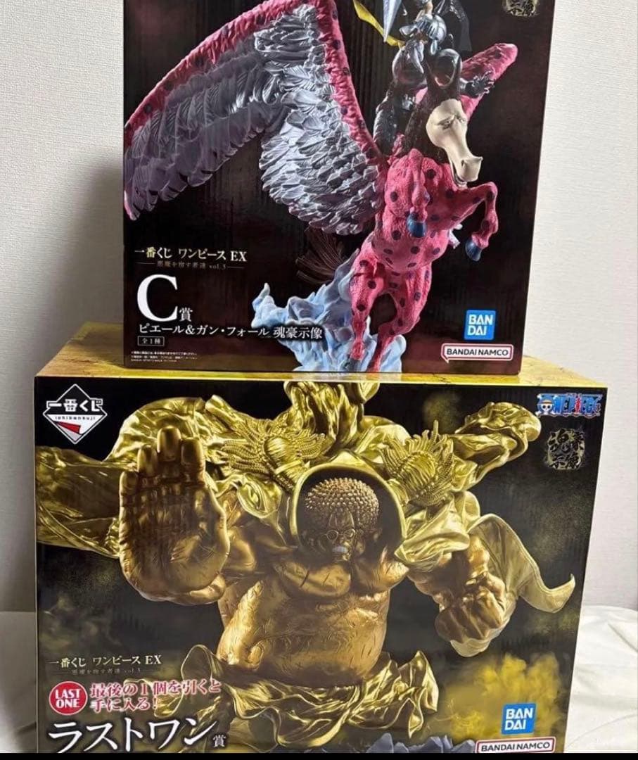 ワンピース 一番くじ 悪魔を宿す者達 C賞 ラストワン賞 フィギュア 2体