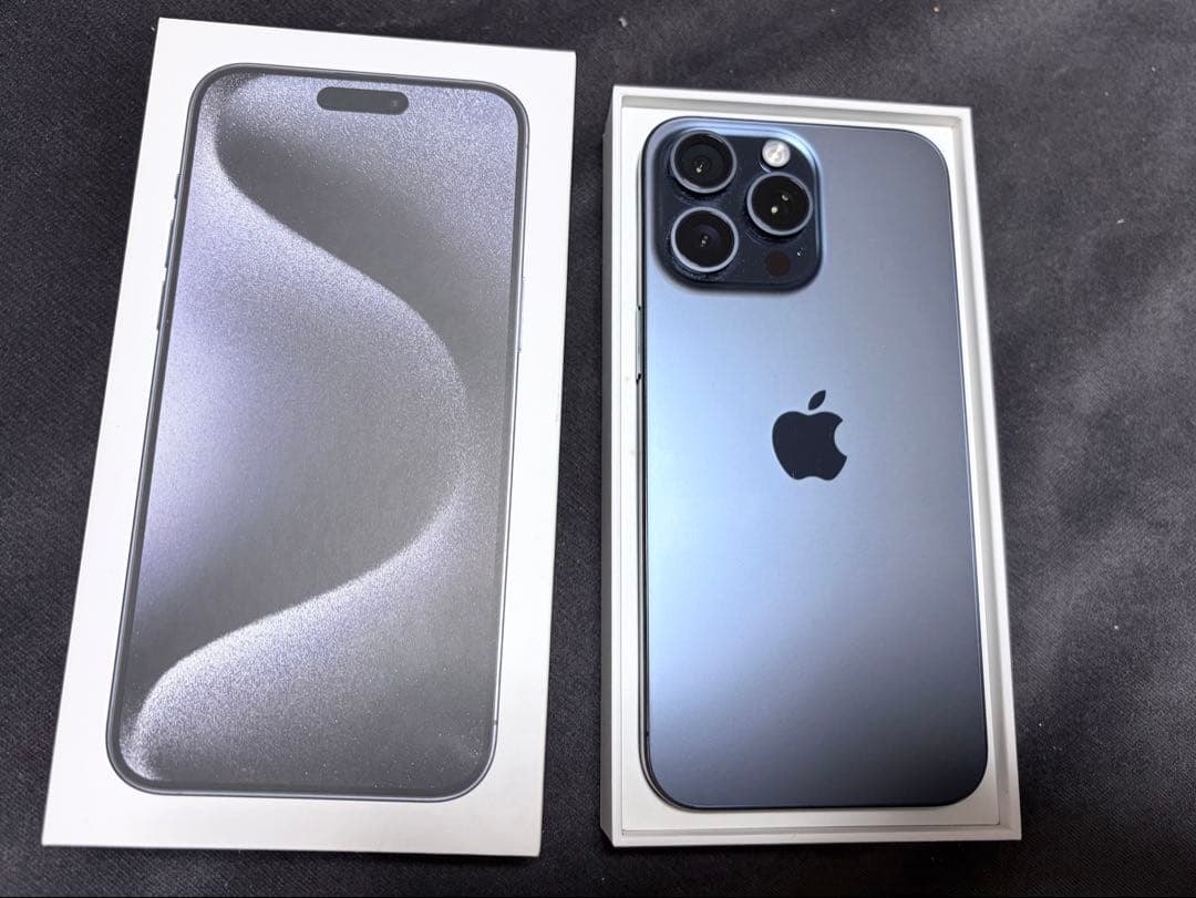 【Apple】iPhone15 Pro Max 512GB ブルーチタニウム