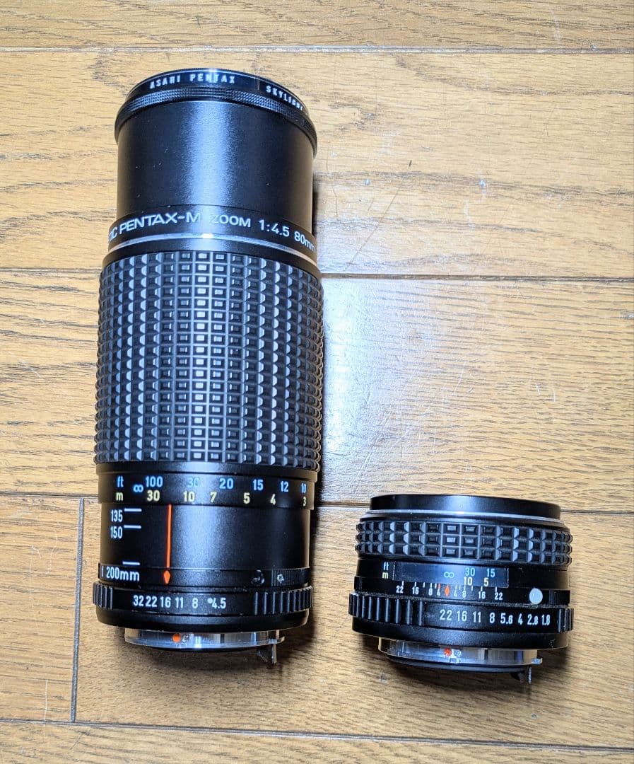PENTAX MV-1 フィルムカメラとレンズ2本のセット