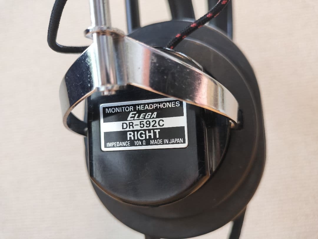 希少 ELEGA エレガ DR-592C モニターヘッドホン