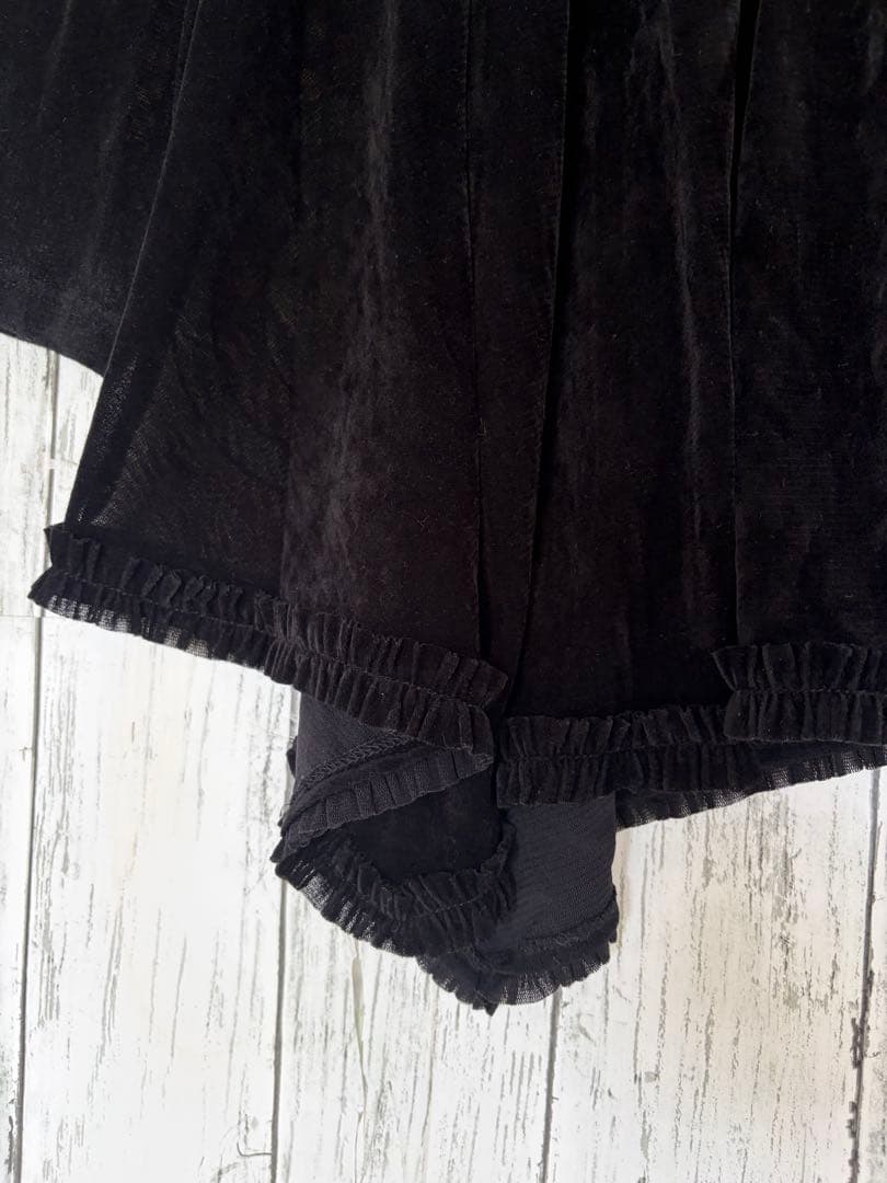 TOKUKOプルミエヴォル＊動物柄＊ワンピースチュニック　ベロア素材シアー