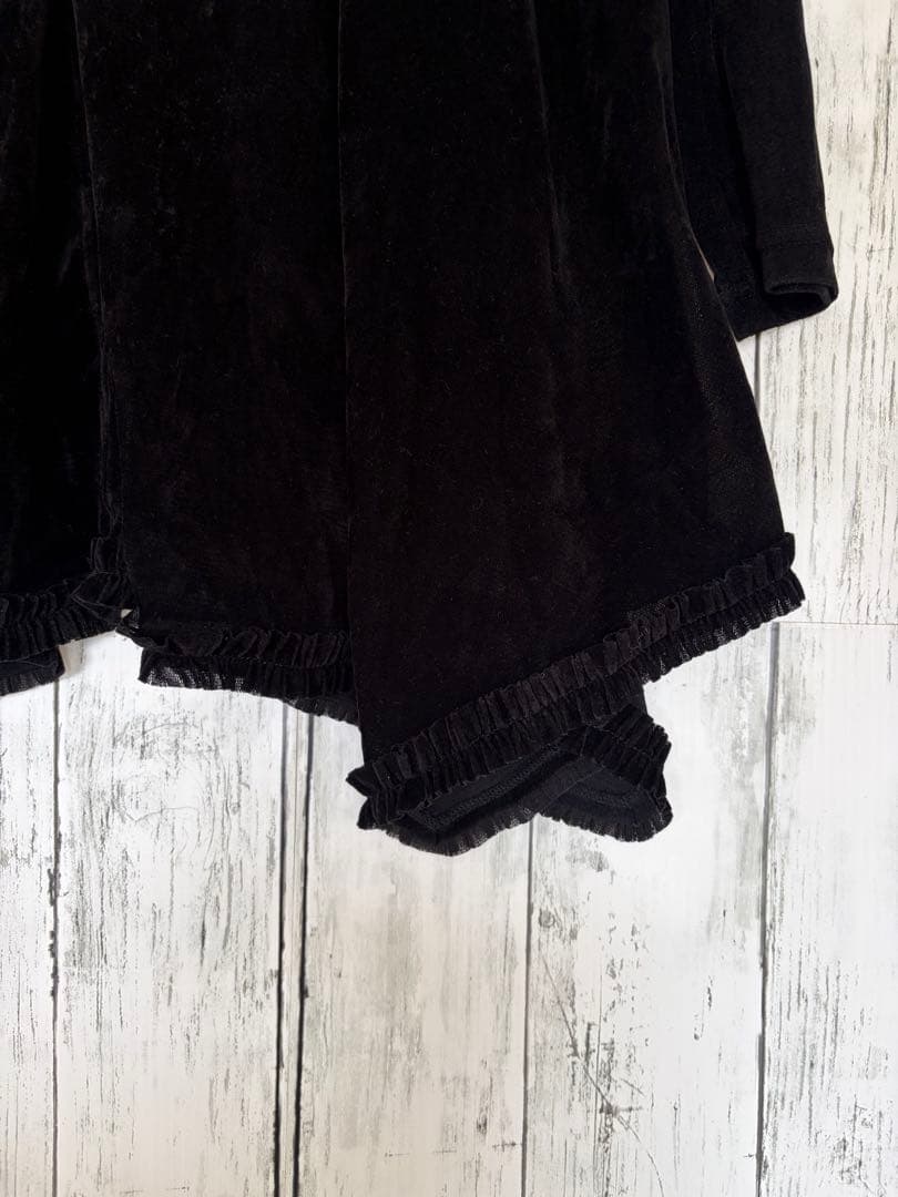 TOKUKOプルミエヴォル＊動物柄＊ワンピースチュニック　ベロア素材シアー