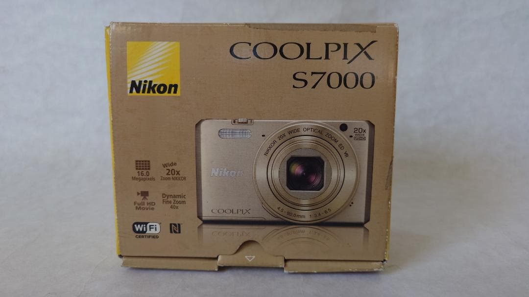 【訳アリ】Nikon COOLPIX S7000 Gold 箱付き