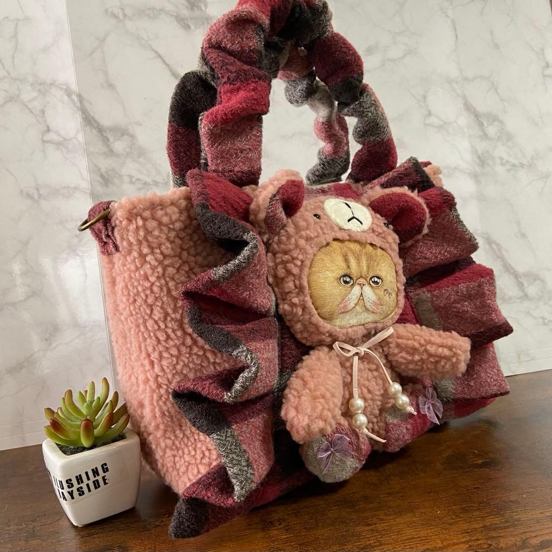 ゆ*ら様 コヤンイサムチョン クムちゃんのもこもこバッグ ハンドメイド