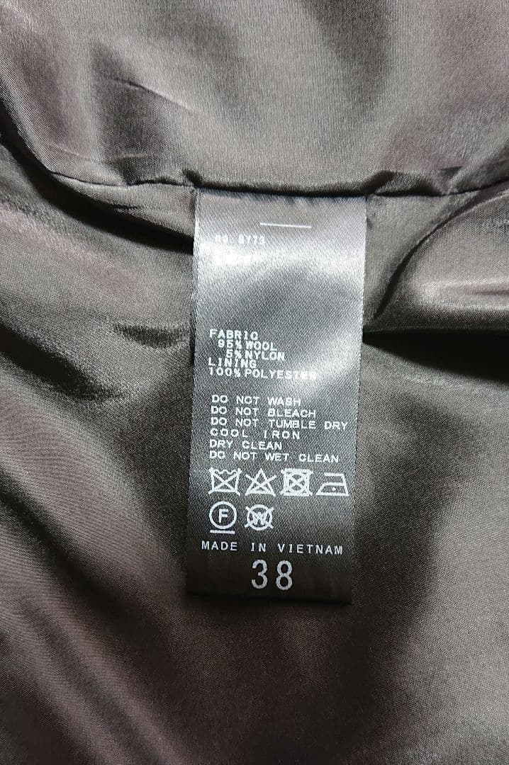 NOBLE ノーブル メルトン パフスリーブ ショートコート