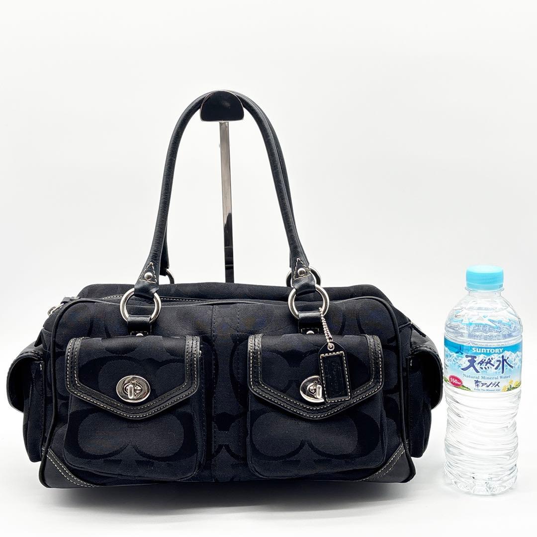 バッグ COACH VINTAGE Gallery Pocket Satchel Bag