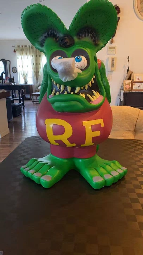Rat Fink ラットフィンク 特大フィギュア 貯金箱 60cm ビッグサイズ