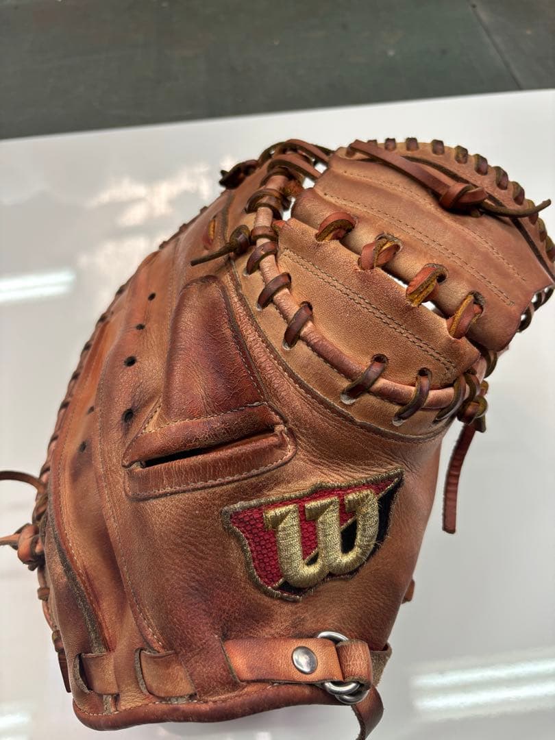 Wilson 硬式用キャッチャーミット オレンジ