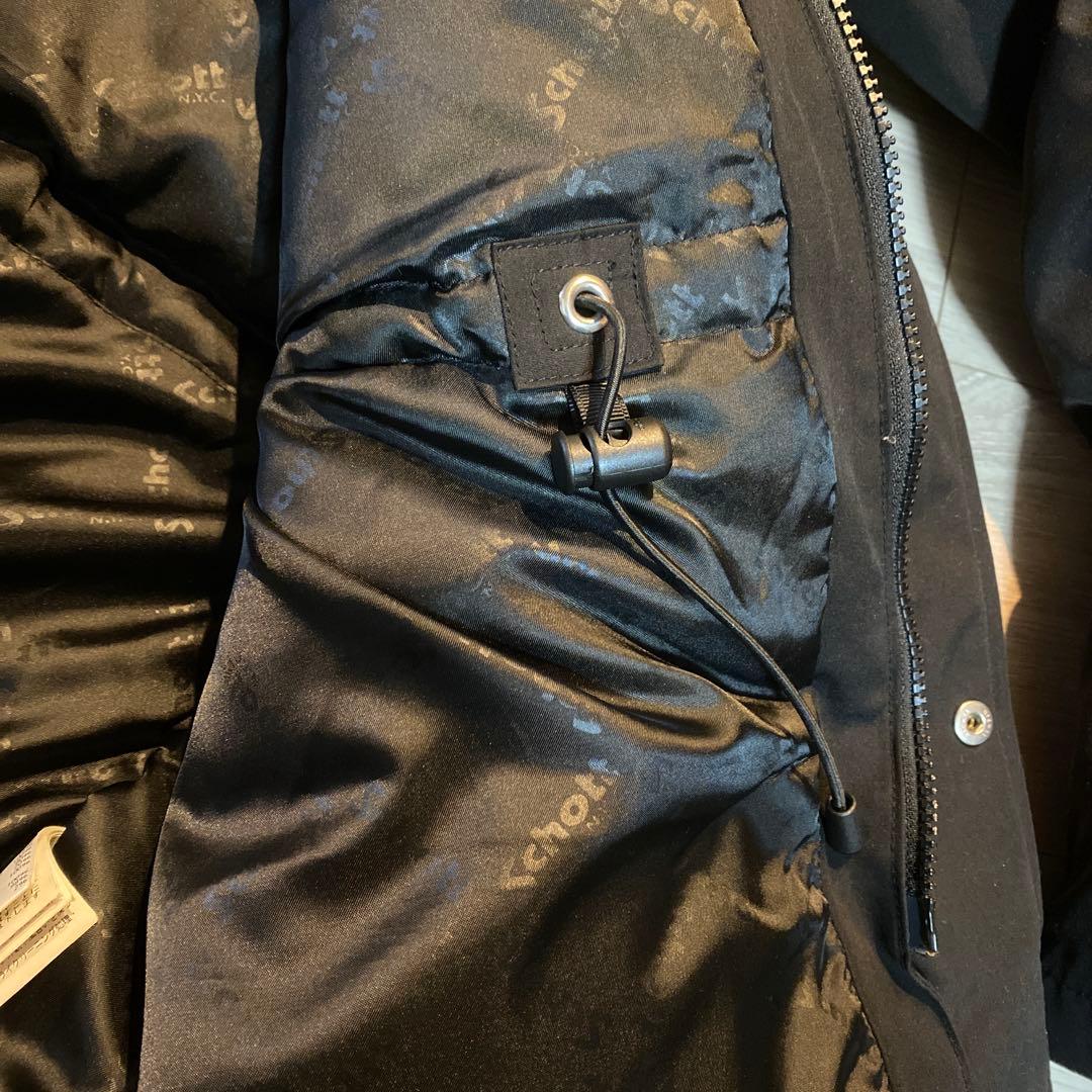 ま*ー様 SCHOTT BROS ブラックダウンジャケット