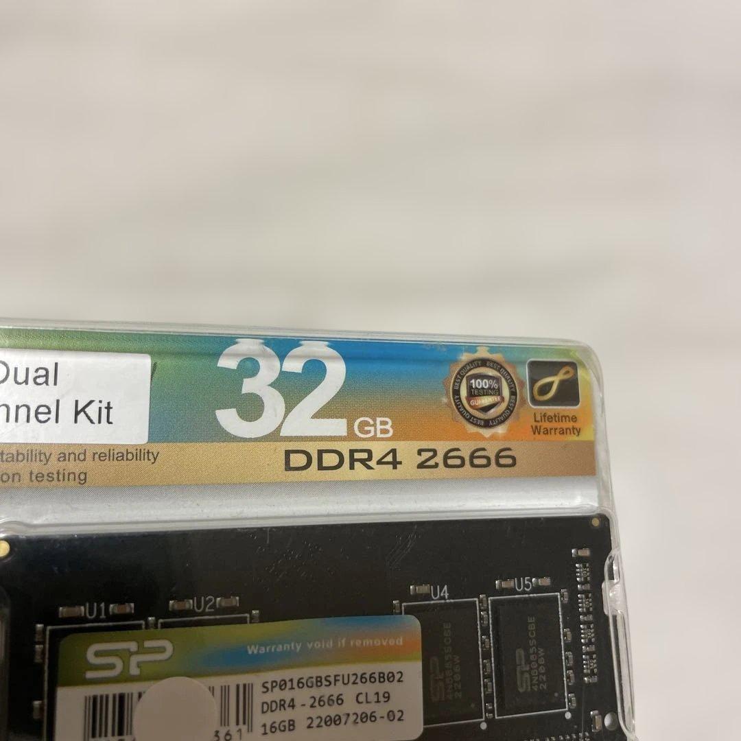 SP DDR4 2666 32GB ノートパソコン16gbx2