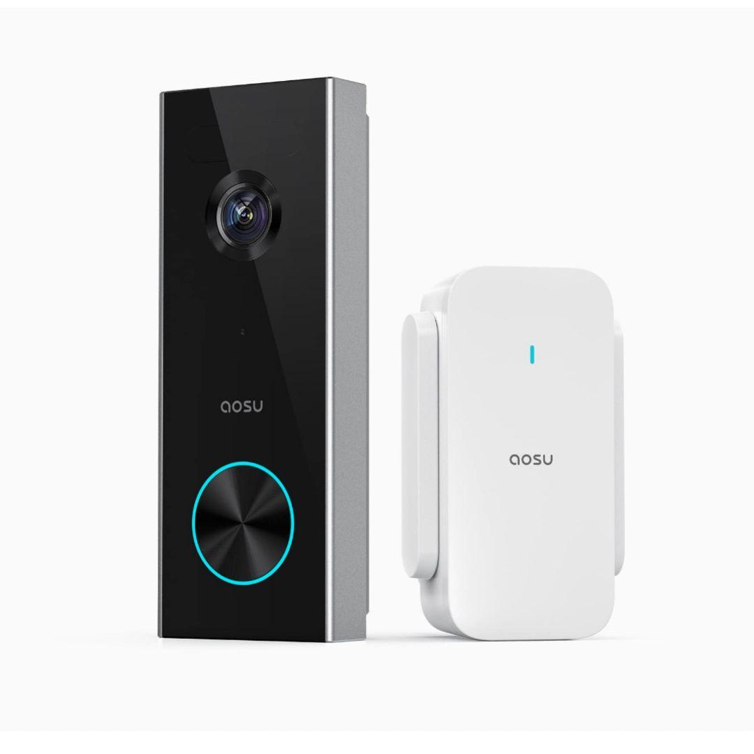 AOSU 5MP画質 インターホン ワイヤレスドアホン