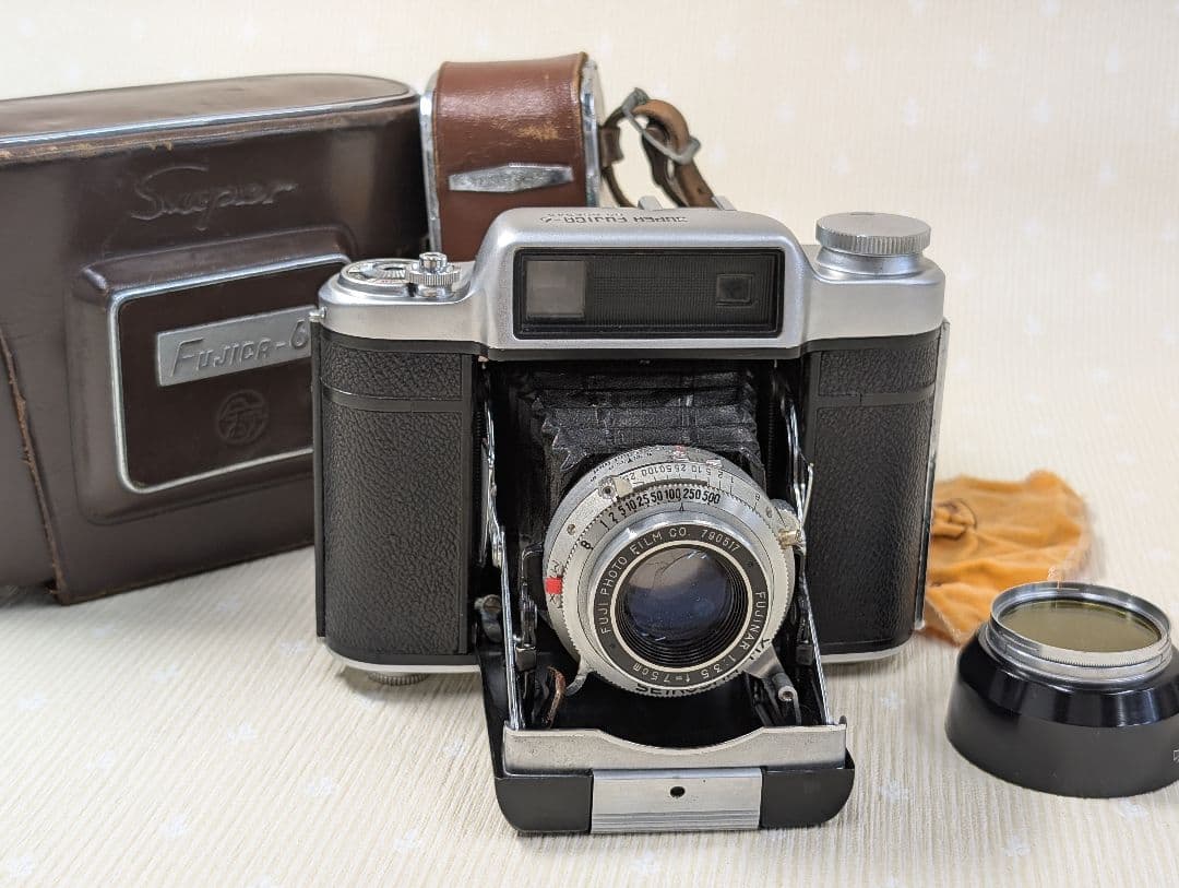 【ヴィンテージ】SUPER FUJICA-6 蛇腹式フィルムカメラ
