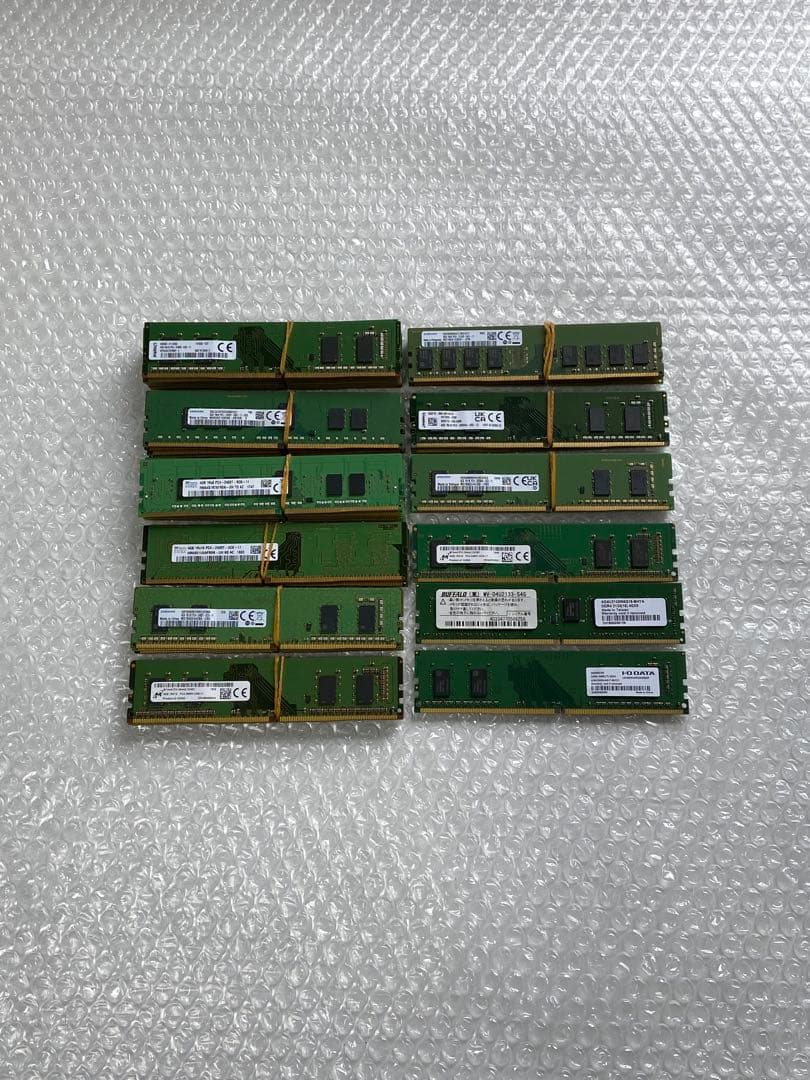 メモリー DDR4 4GB 合計34枚 いろいろ12種 ジャンク