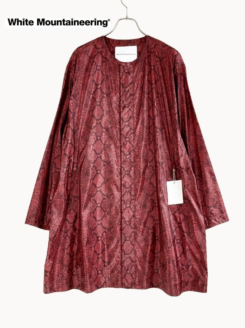 新品 White Mountaineeringパイソンノーカラーコート 1