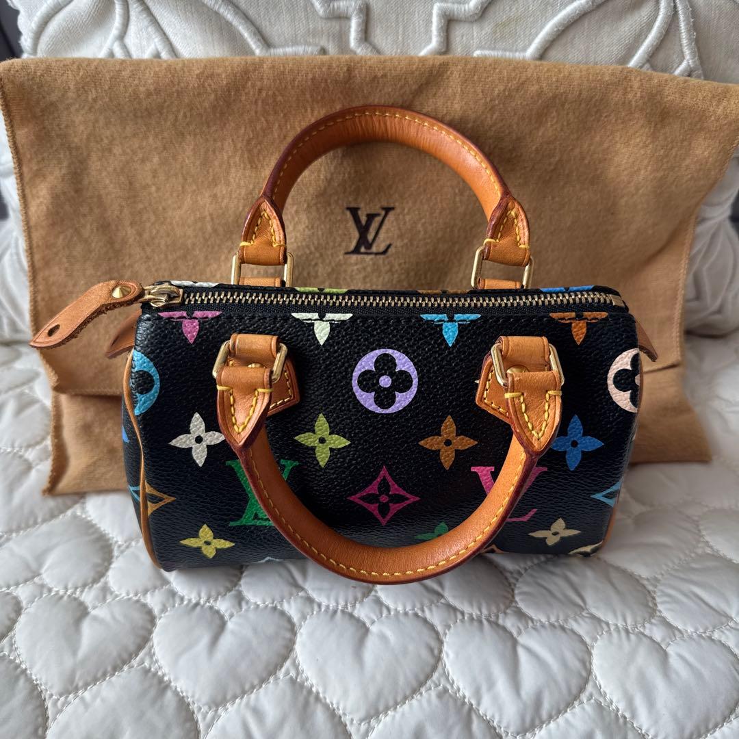 ⭐︎LV ルイヴィトン　モノグラム　マルチカラー・ノアール　ミニスピーディ⭐︎