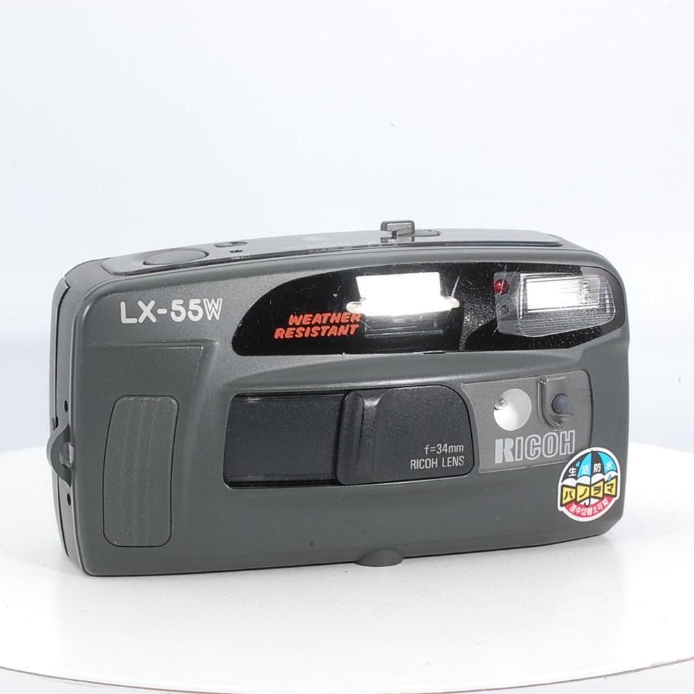 完動整備品 リコー LX-55W コンパクトフィルムカメラ ストロボ シャッター