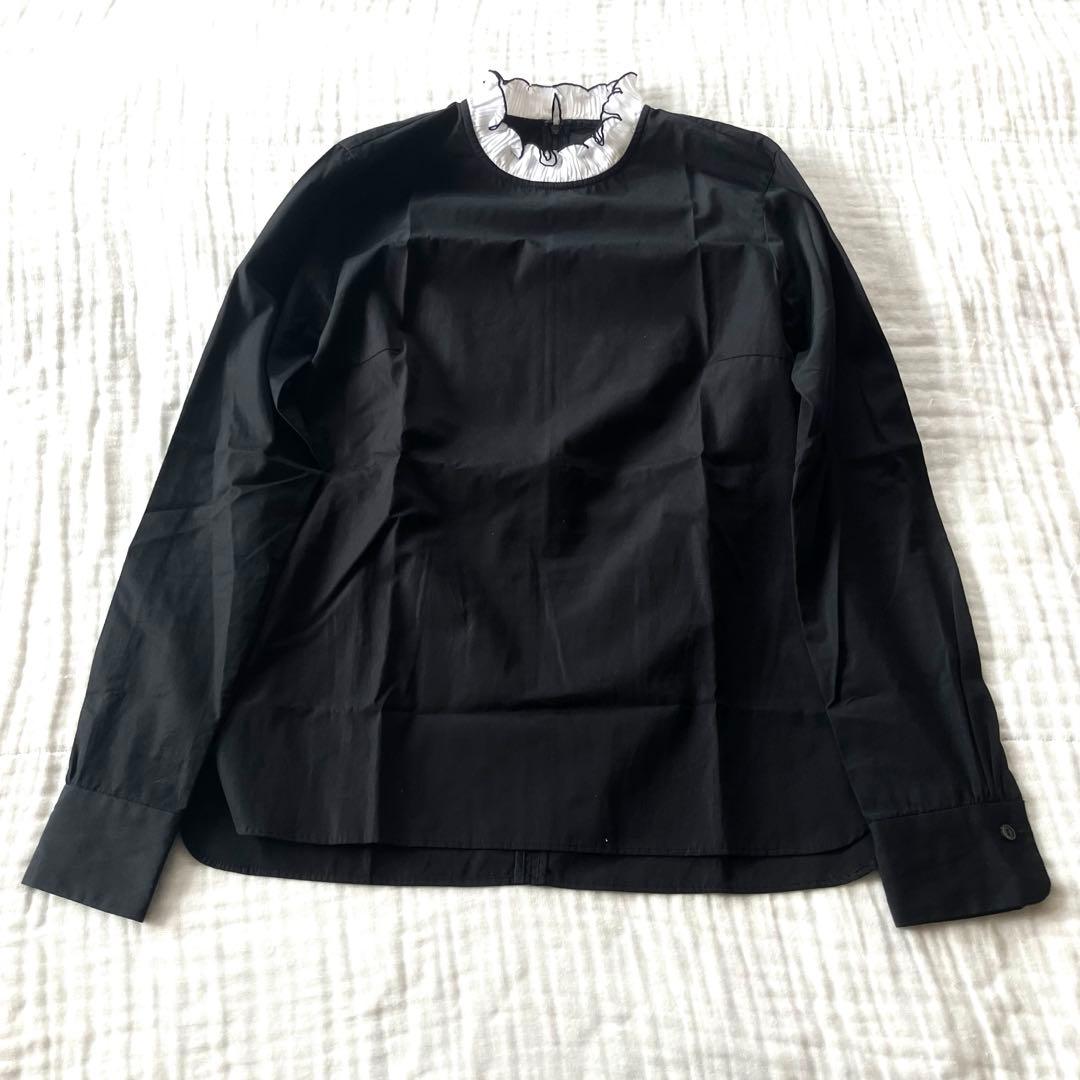 THIRD MAGAZINE サードマガジン スタンドカラーフリルブラウス