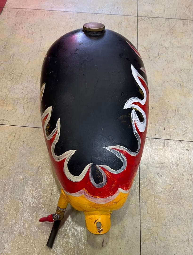 ワンオフ　ナロー　ピーナッツ　タンク　エイジング　xs650 ショベル　エボパン