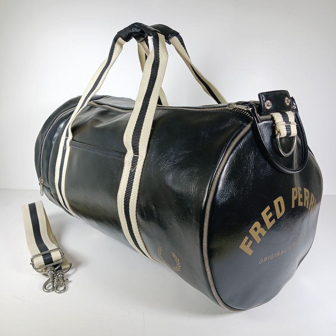 ✨美品✨フレッドペリー クラシックバレルバッグ ドラム型