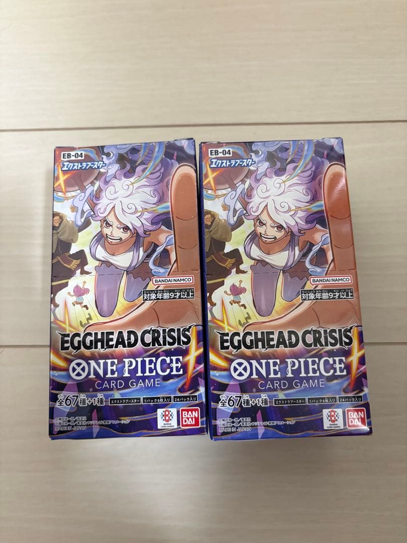 エッグヘッド クライシス ワンピースカード テープ付き　2BOX