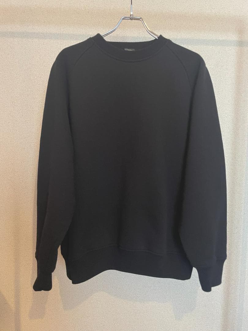 COMOLI 26SS コットン裏毛 クルーネック サイズ2