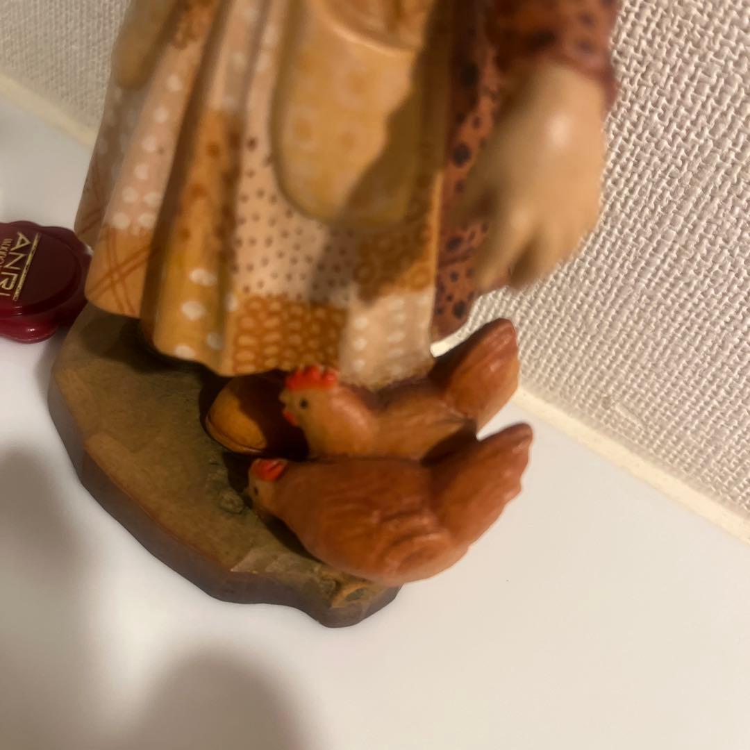 希少⭐︎アンリ人形 ANRI サラケイ アンティーク 木彫り人形4000体限定