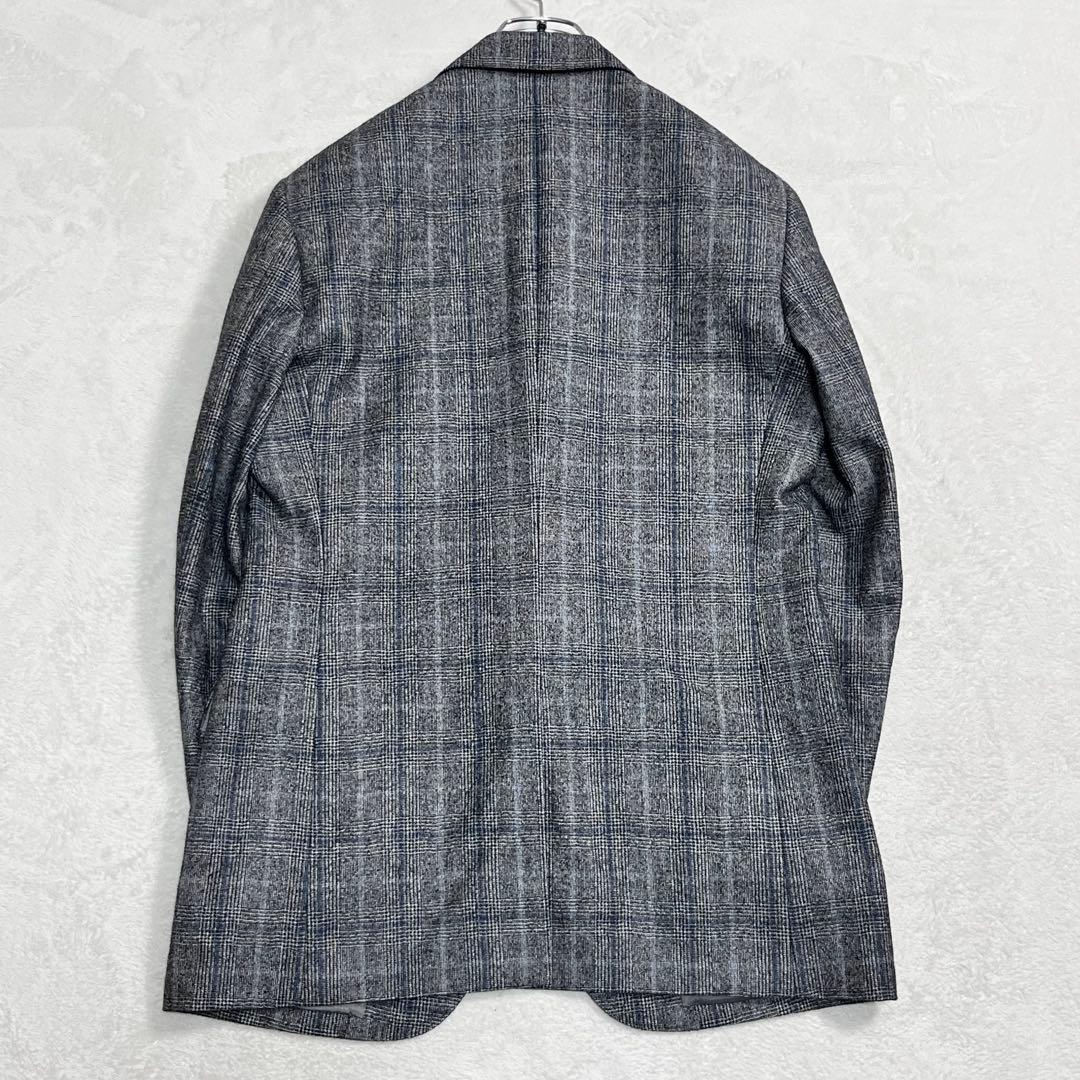 美品『ギルドホール』デルフィノ イタリア生地 グレンチェックセットアップスーツ