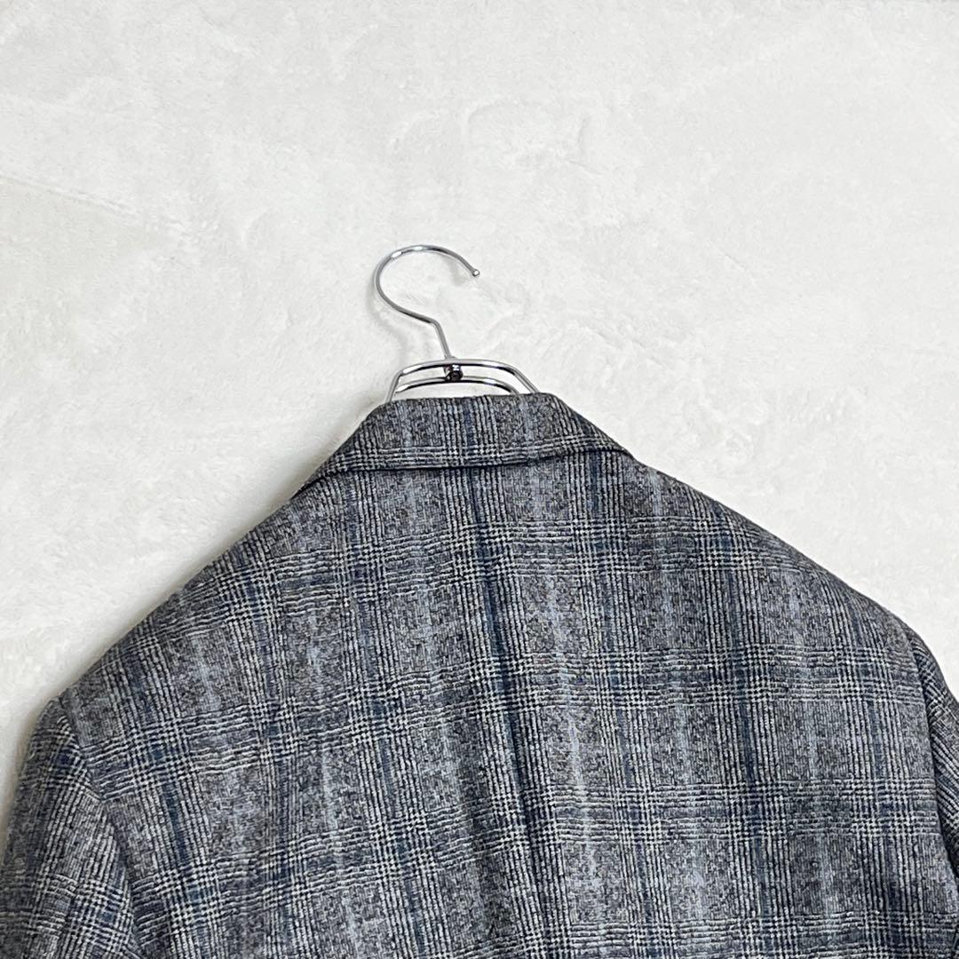 美品『ギルドホール』デルフィノ イタリア生地 グレンチェックセットアップスーツ