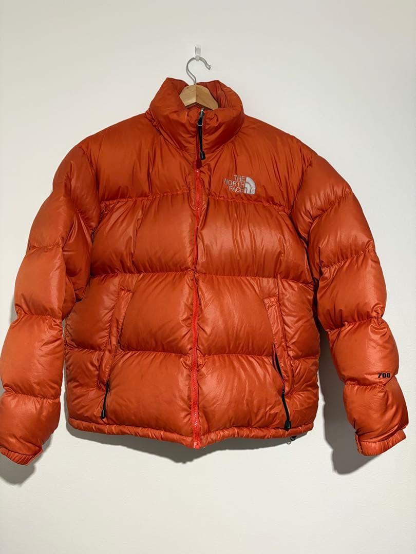 The North Face ヌプシ センターロゴ オレンジ XL